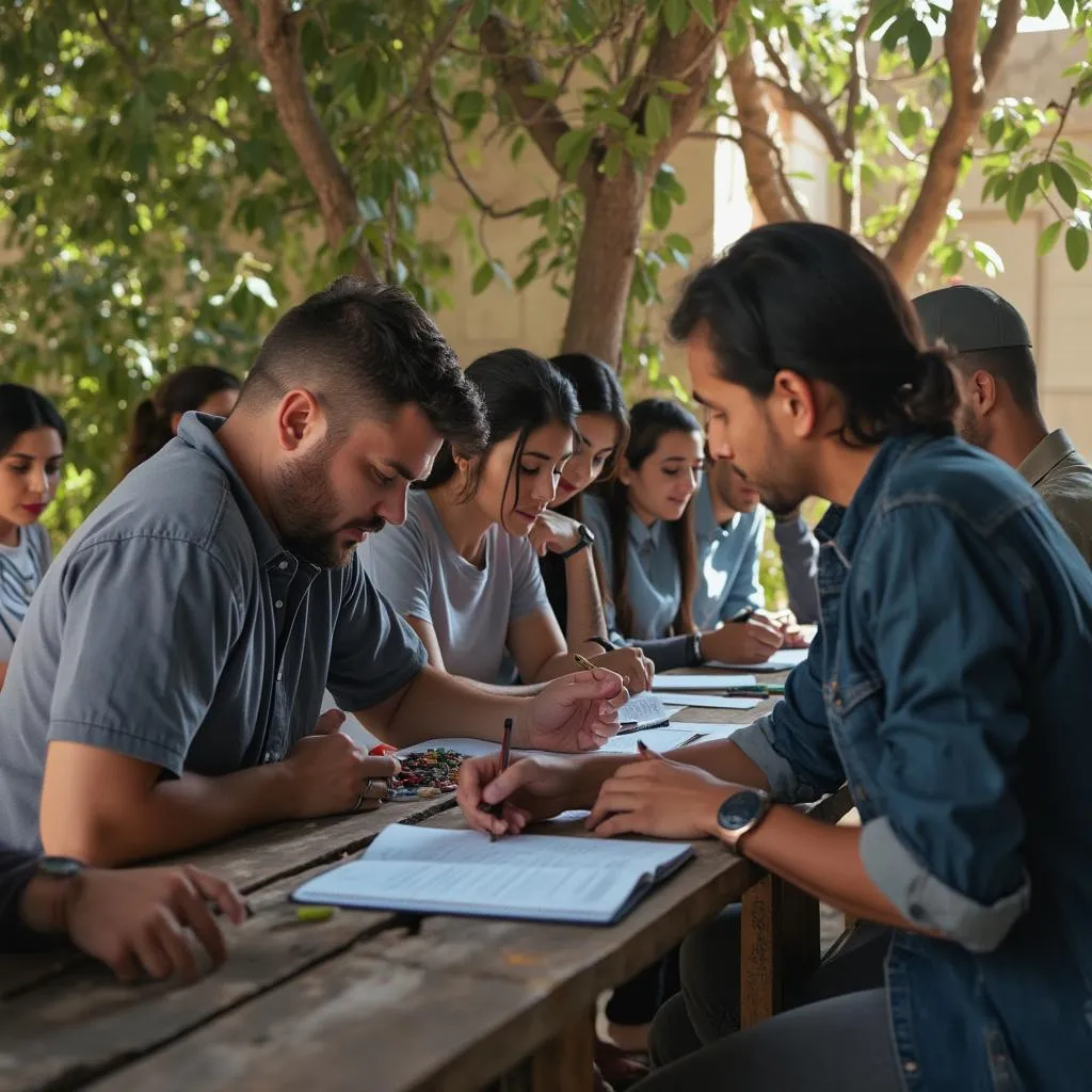 Trabajo voluntario del equipo FinConAr en comunidades